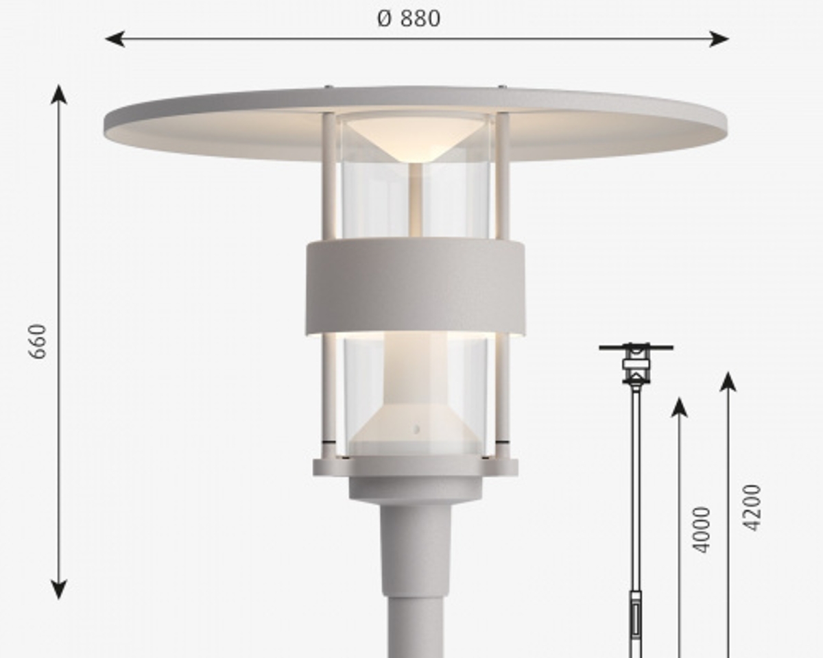 Louis Poulsen: Albertslund Maxi Post